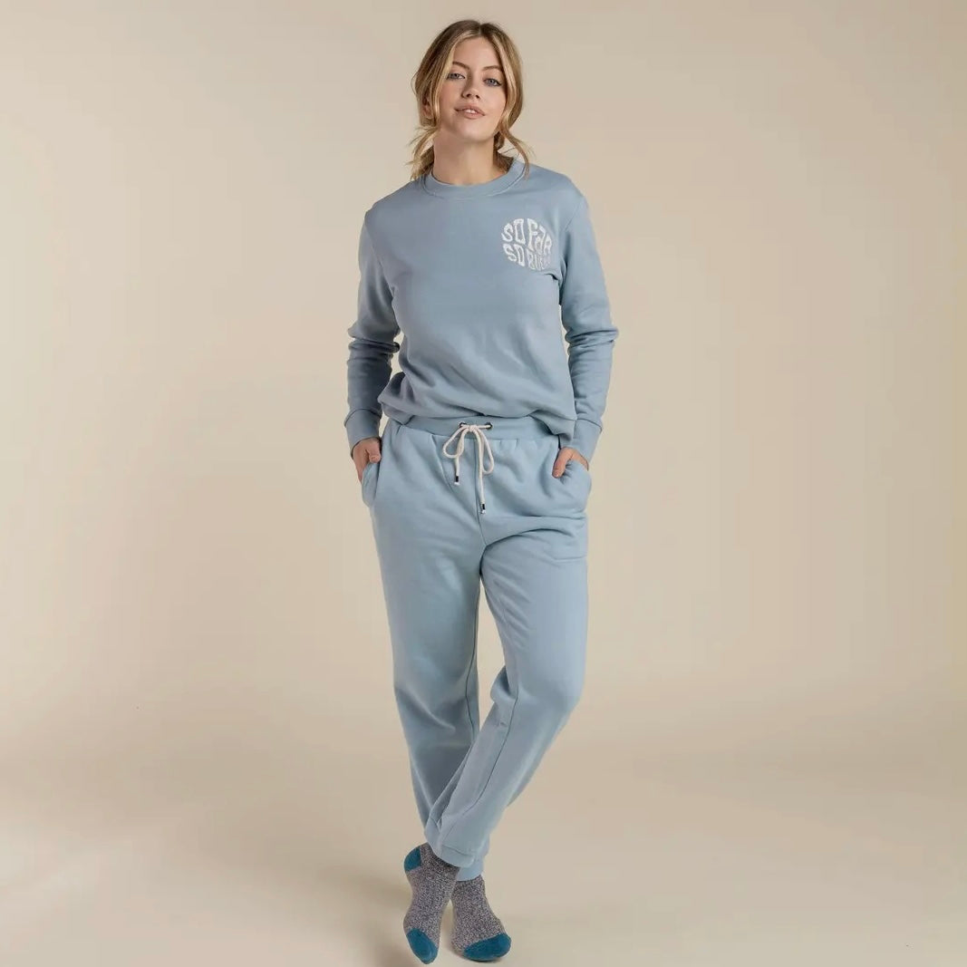 Sendero Provisions Women's Relaxed Sweatpant in Sterling Blue
