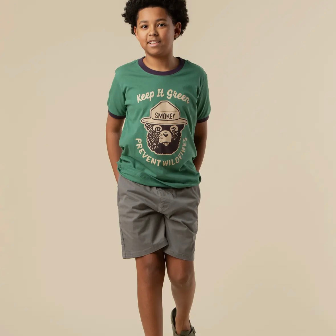 The Landmark Project Keep It Green Youth Short Sleeve
Ringer Tee