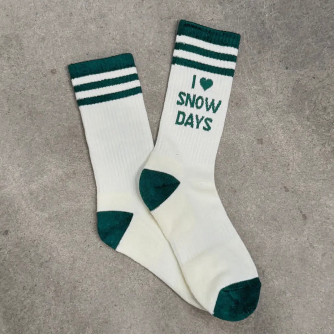 I Heart Snow Days Unisex Socks