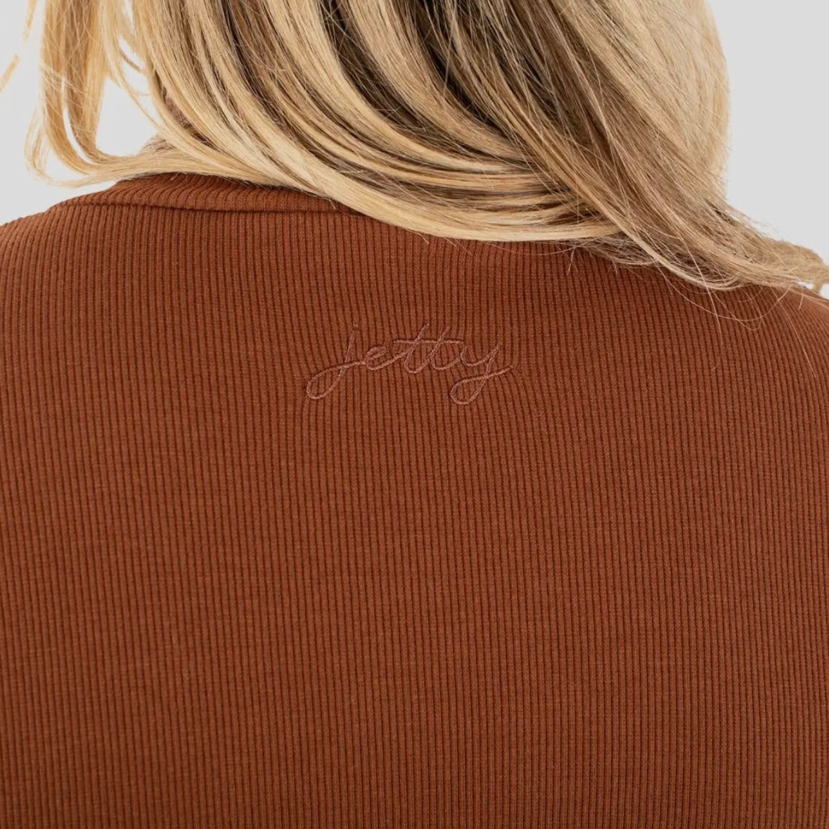 Jetty Ridley Rib Scrunch Neck - Patina