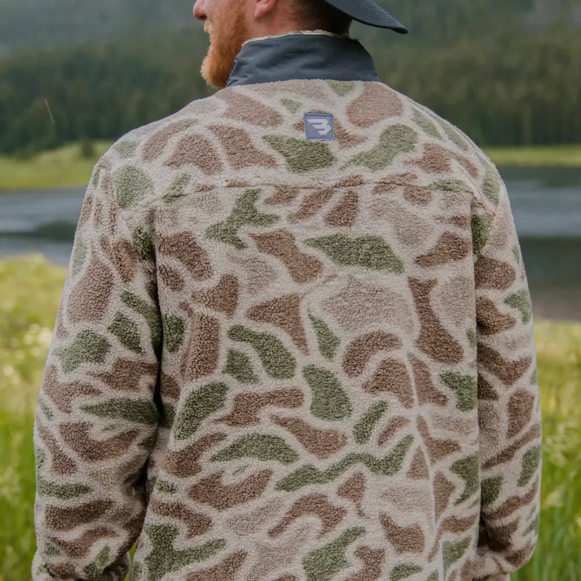Burlebo Sherpa - Quarter Zip - Alpine Camo