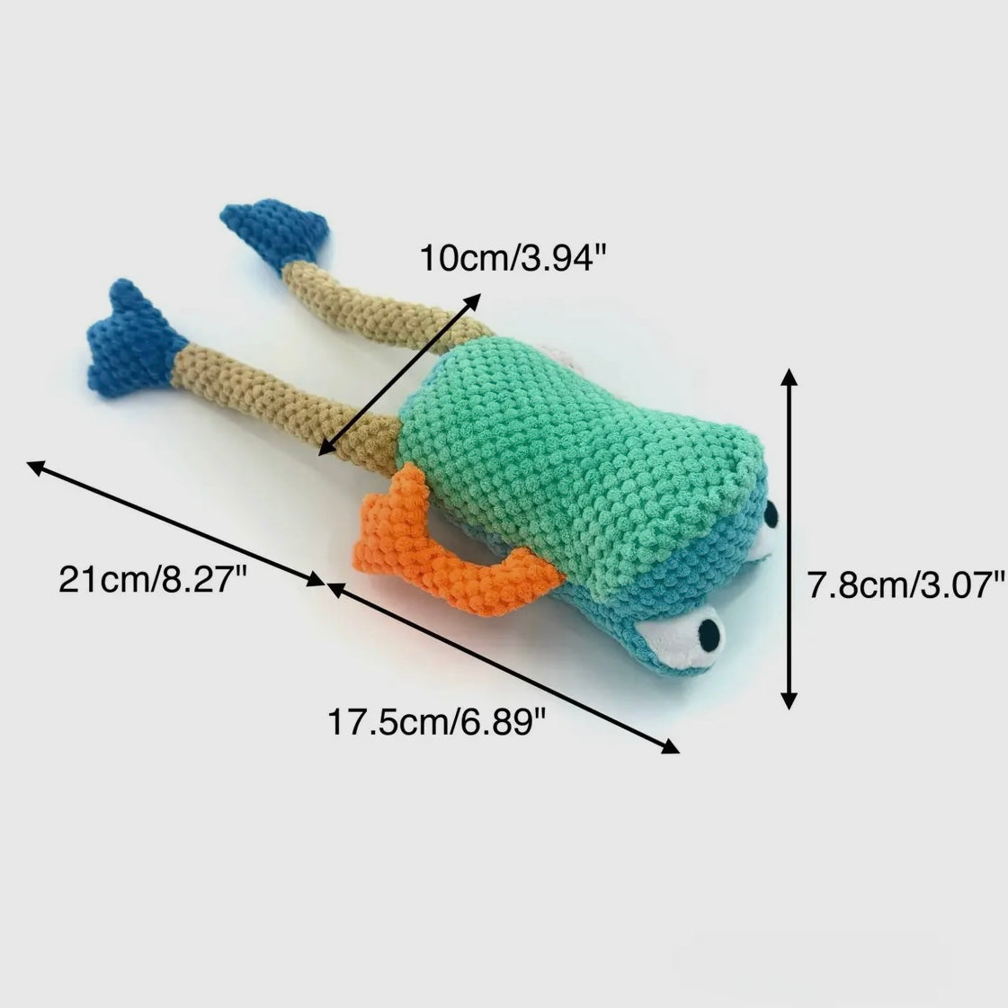 Petkin - Frog Squeaky Pet Toy