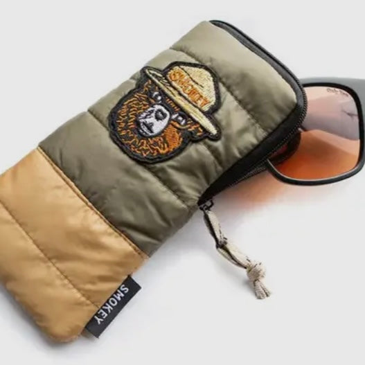 CAMP X Smokey Bear Sleeping Bag Glasses Case
