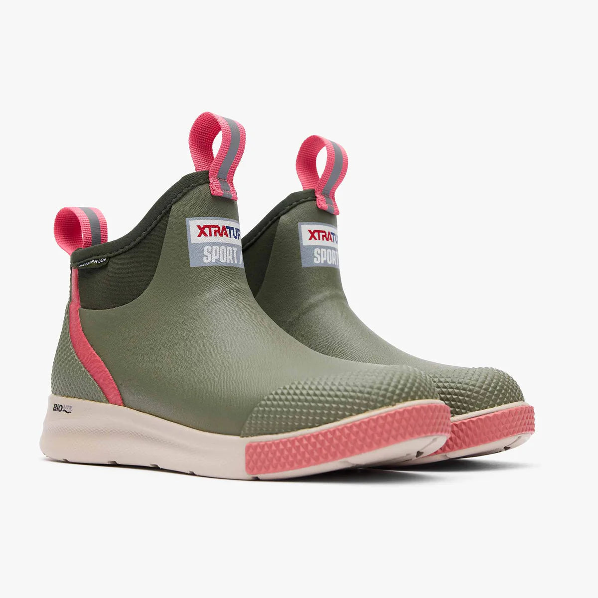 XTRATUF Women's Ankle Deck Boot Sport in Olive