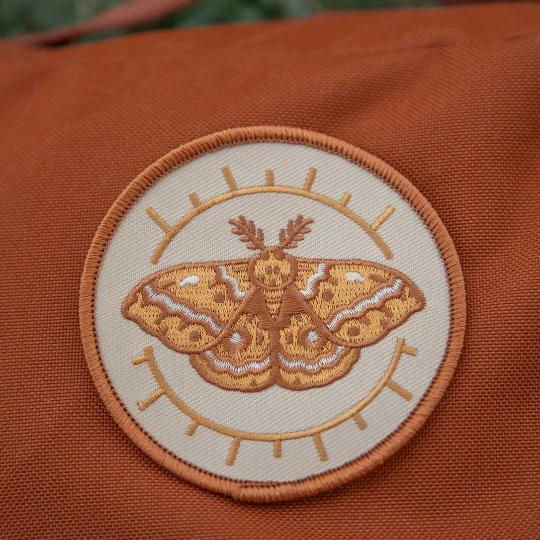 IO Moth Embroidered Patch, Iron on Patch