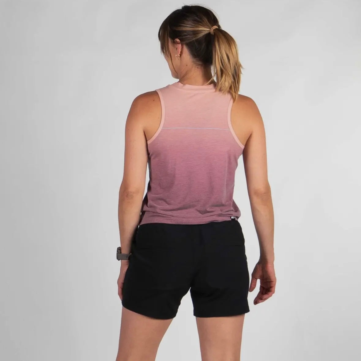 Belong Designs Women's High Country Crop Top - Lone Peak Red