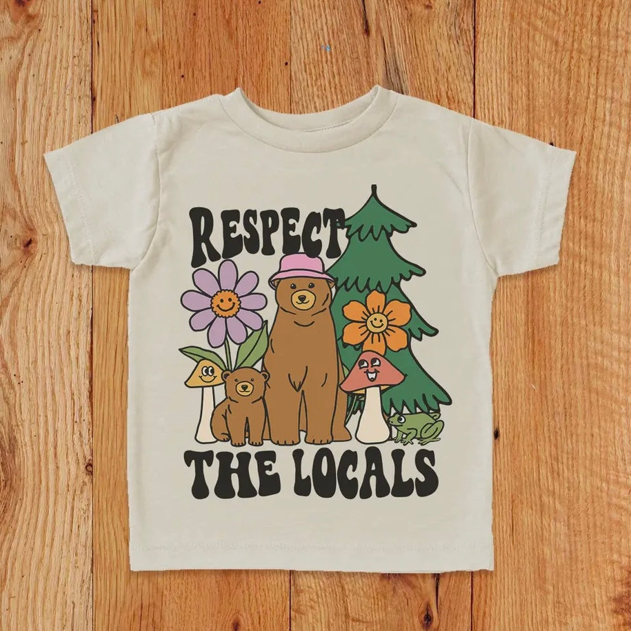Of These Mountains Respect the Locals Toddler Tee
