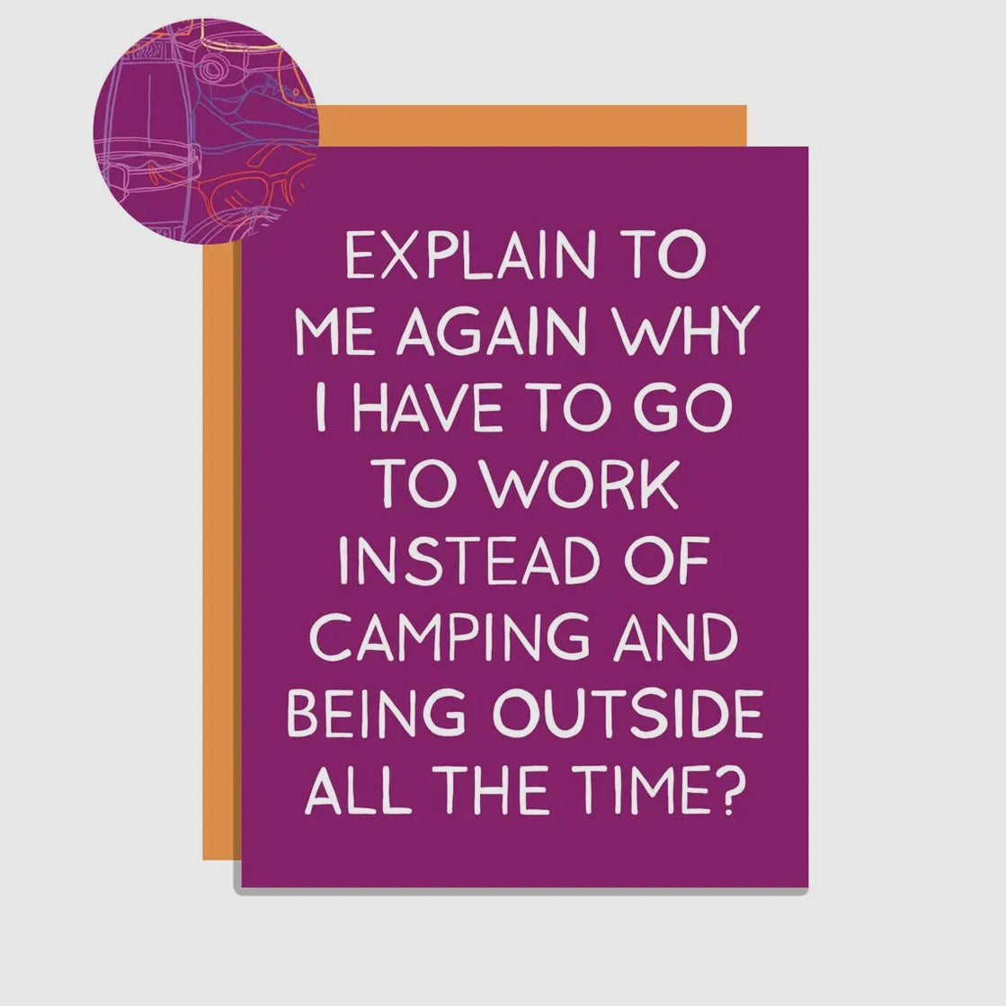 Wild Lettie Blank Card