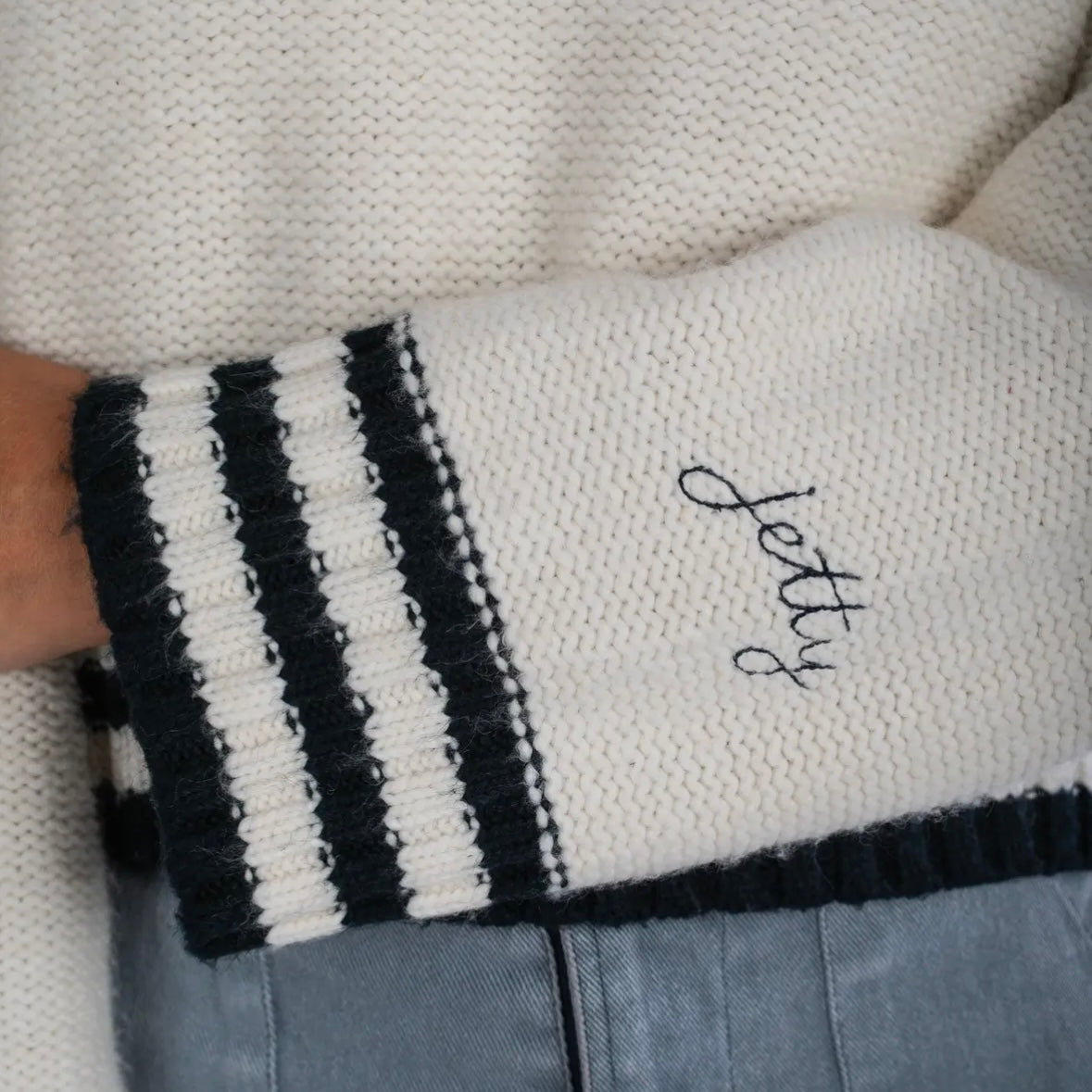 Jetty Tybee Henley Sweater - Ivory