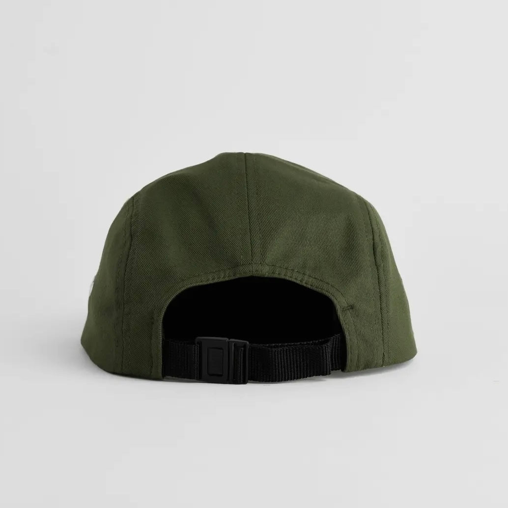 Happiest Outside Five Panel Hat - Moss - Endless August Supply Co.