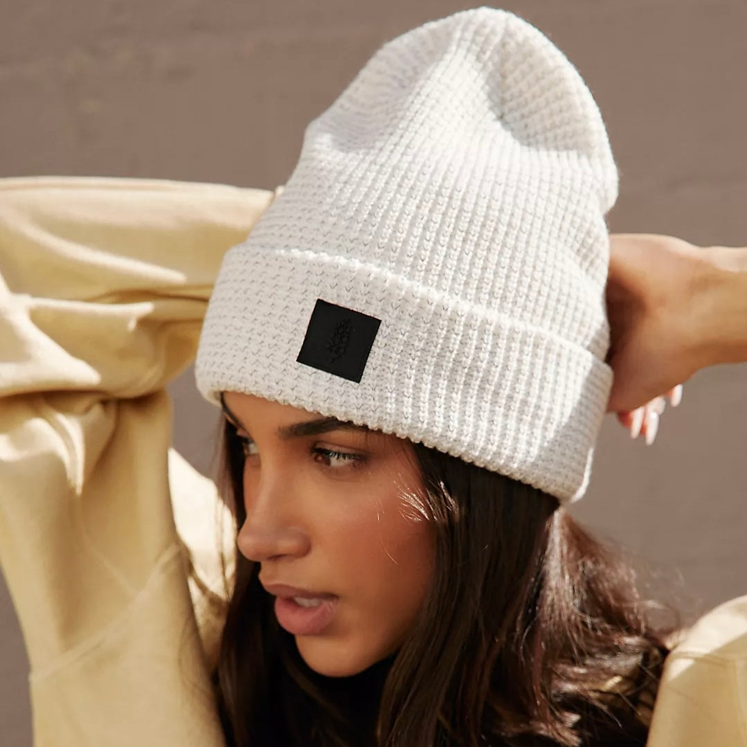 FP Movement Lets Race Fleece Lined Recycled Yarn Beanie