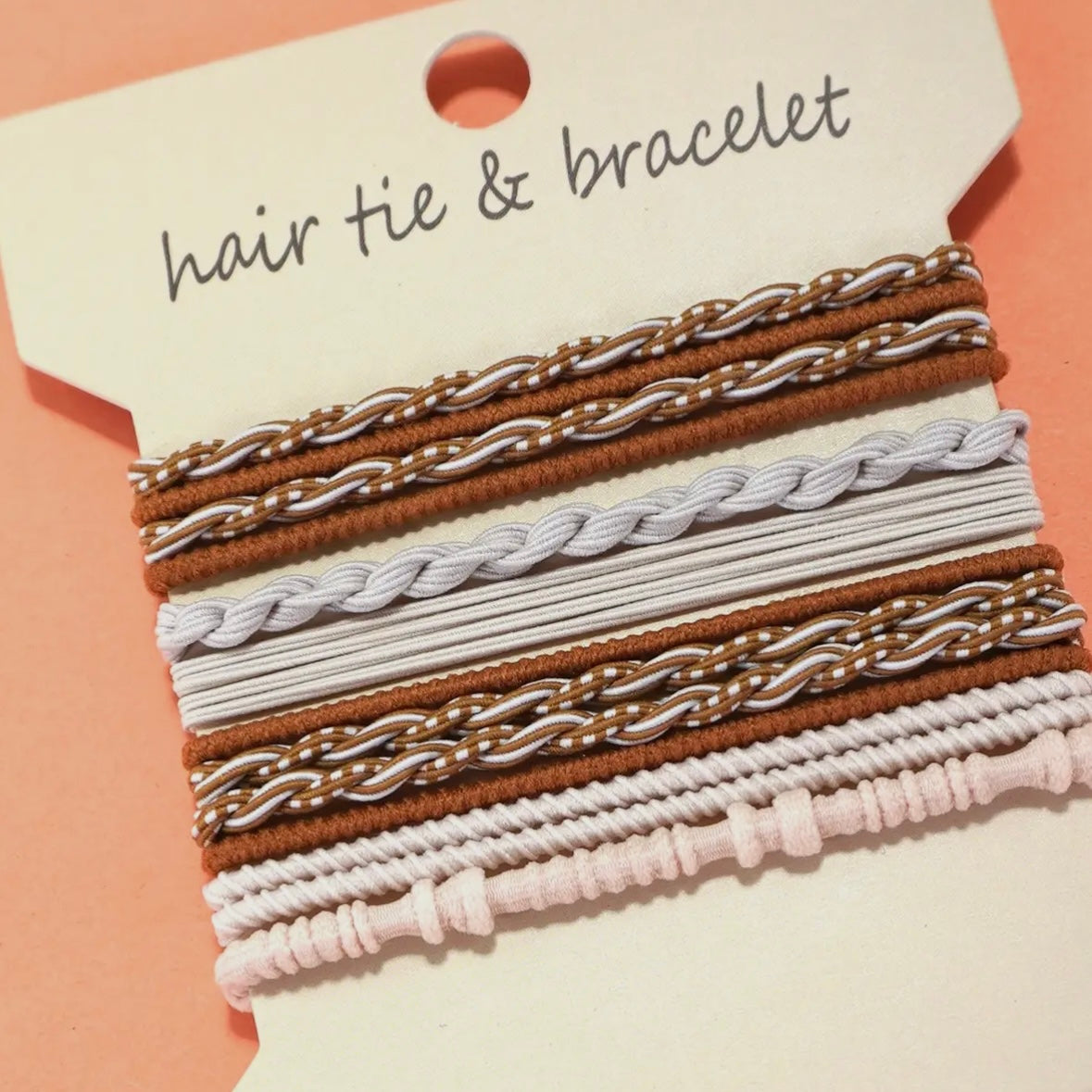 Boho Dual Function Knot Bracelet Hair Ties