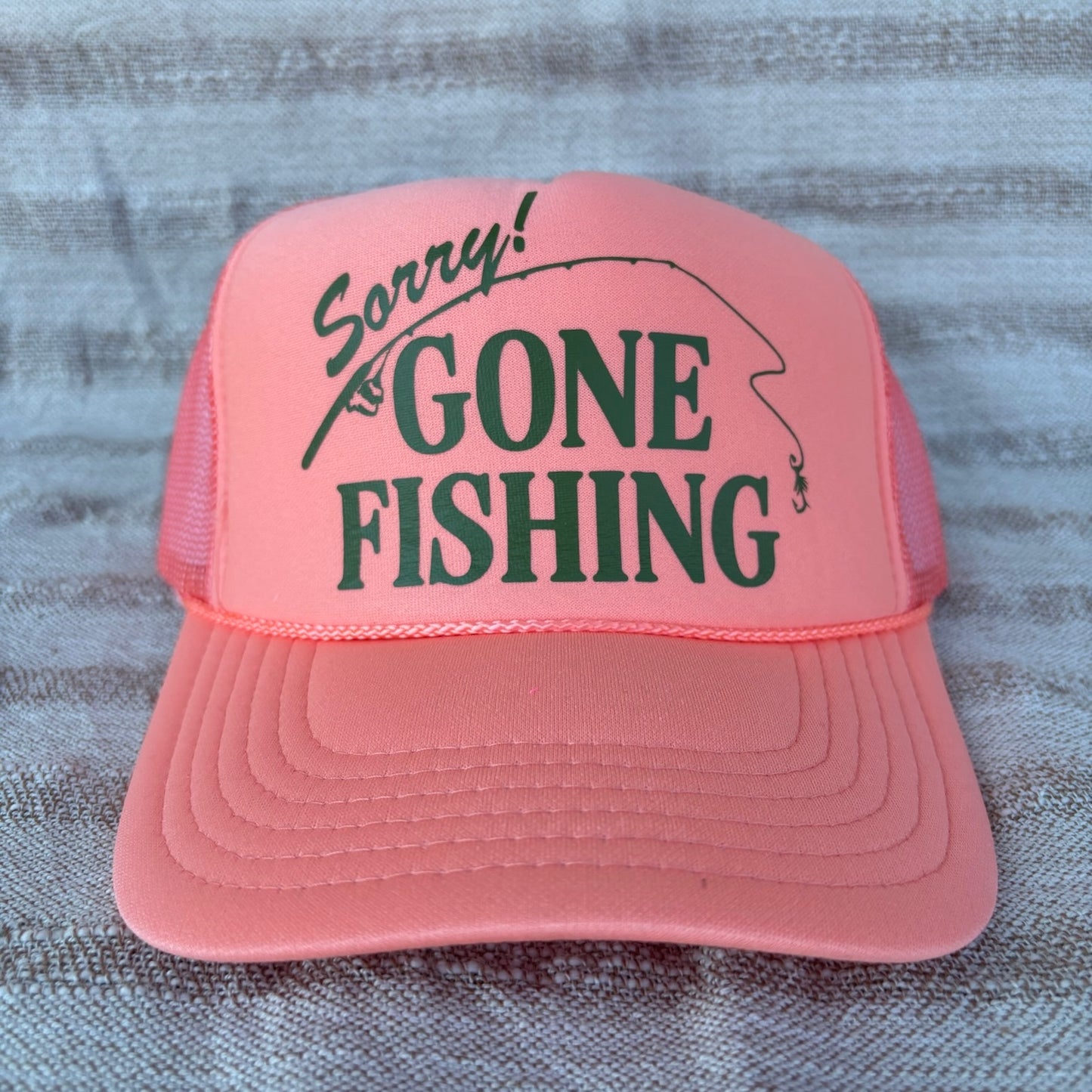 Gone Fishing Trucker Hat