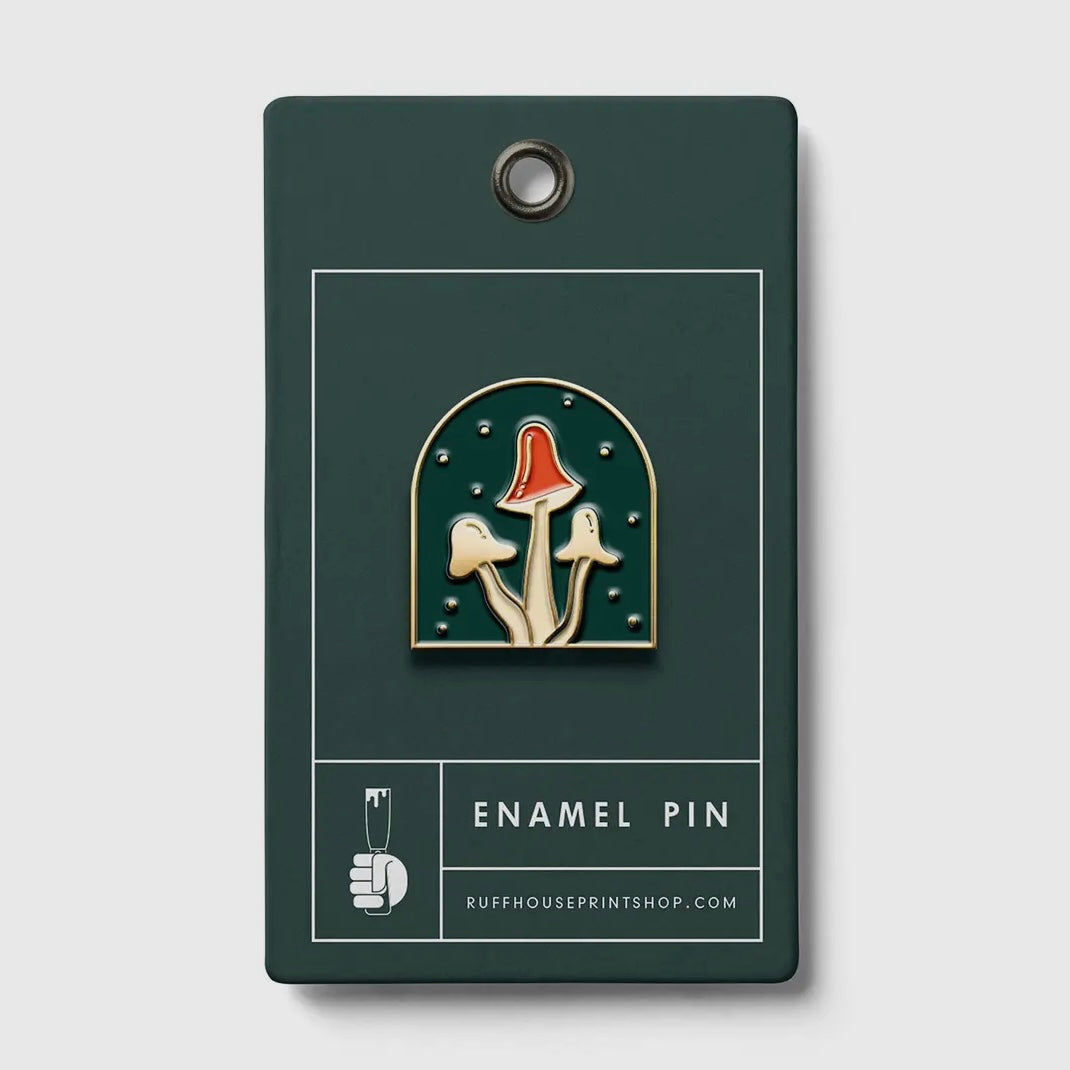 Mushroom Enamel Pin