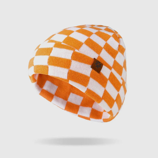 Britt’S Knits Check Mate Kid's Beanie