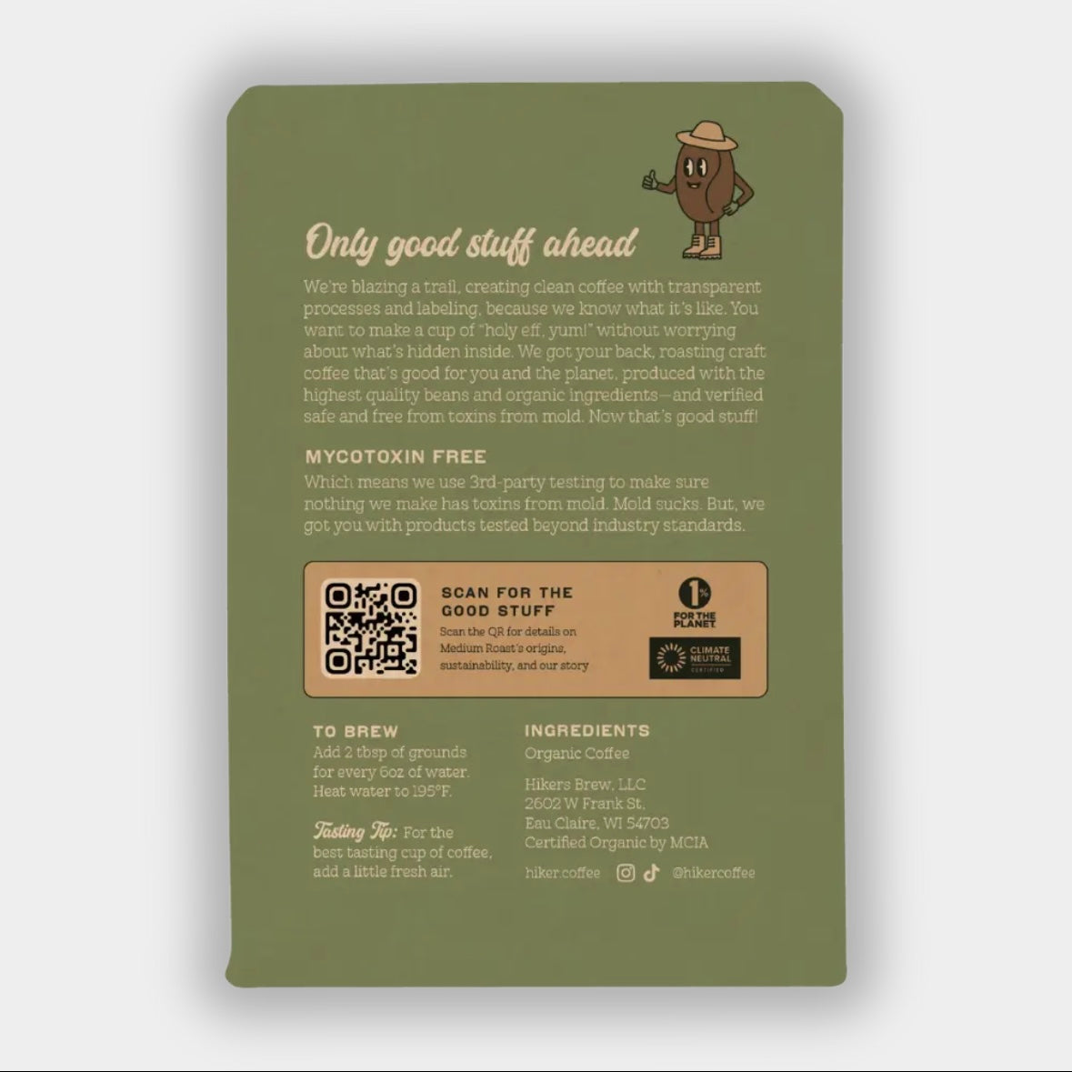 Hiker Coffee - 12oz Ground Bag