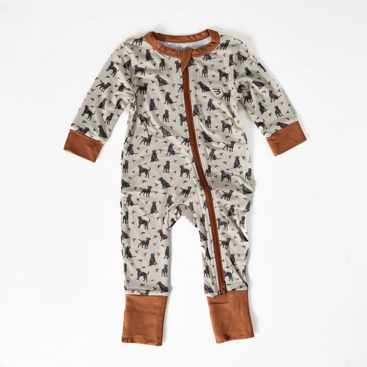 Burlebo Baby Zip-Up Ducks and Dogs