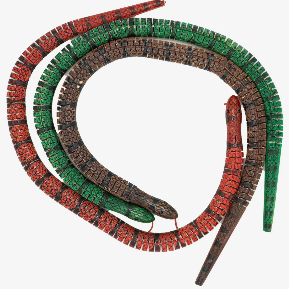 Wooden Jointed Snake 19”