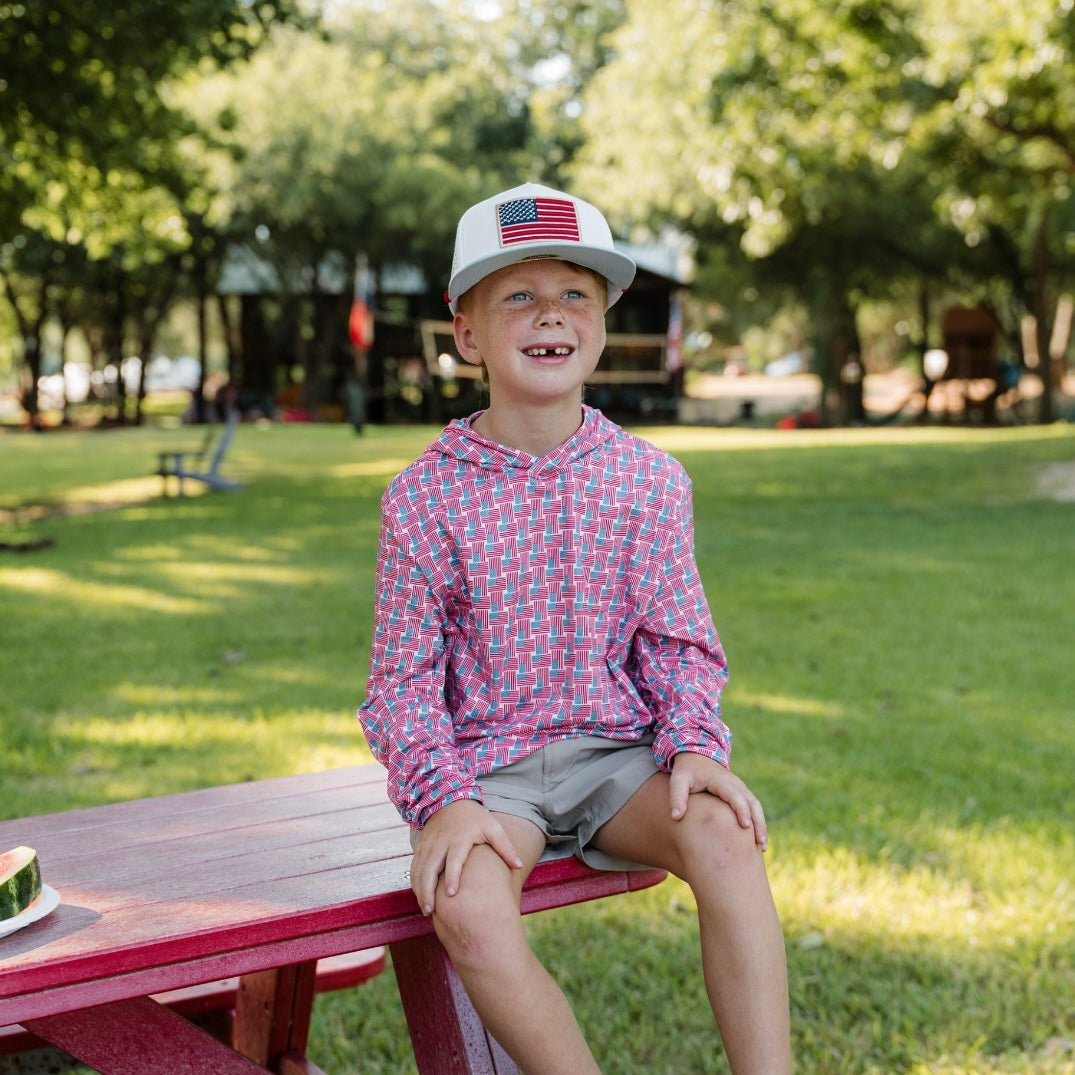 Burlebo Youth Performance Cap - Old Glory