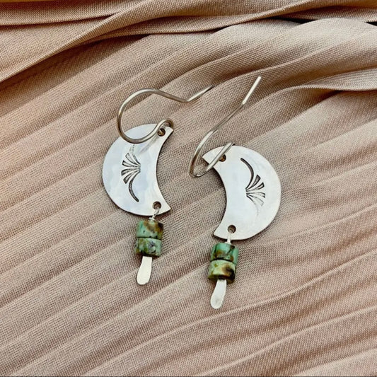 Fluff Hardware Luna Earrings - Silver