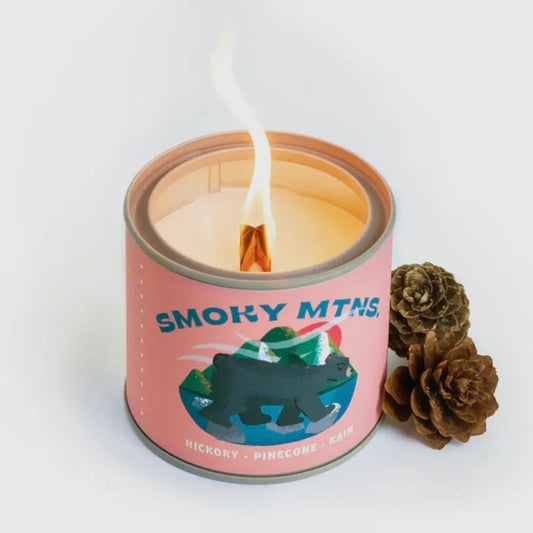 Smoky Mountain National Park Soy Cackling Candle