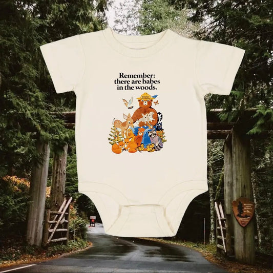 National Park Bear Woods Mascot Infant Bodysuit