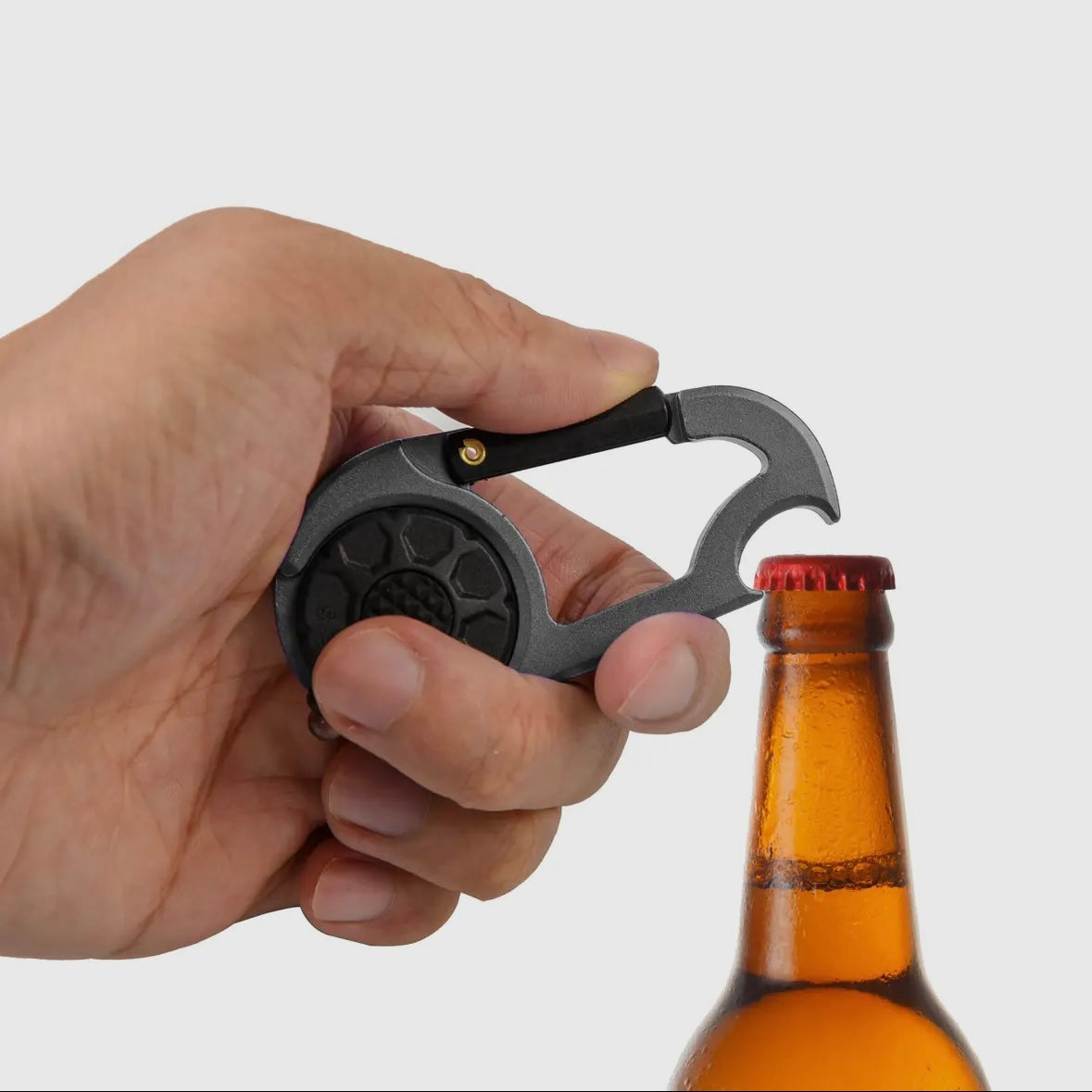 Carabiner LED Flashlight with bottle opener