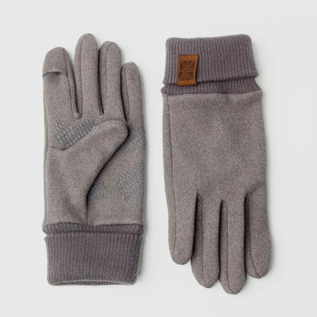 Britt's Knits Pro Tip Texting Gloves Gray