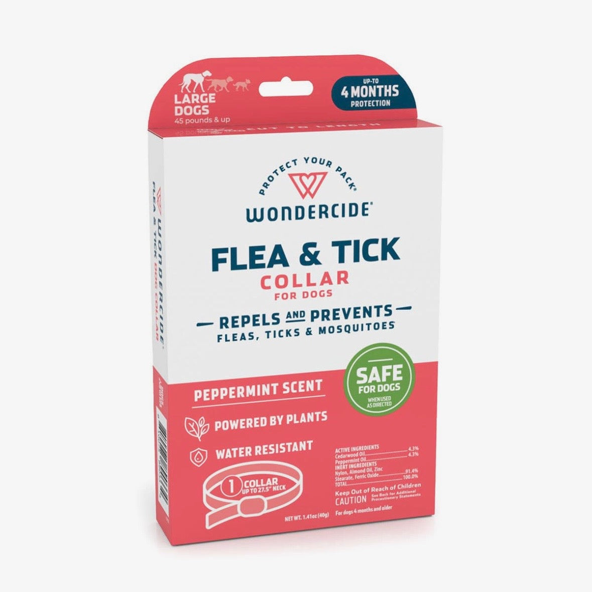 Wondercide Flea & Tick Collar For Dogs Peppermint
