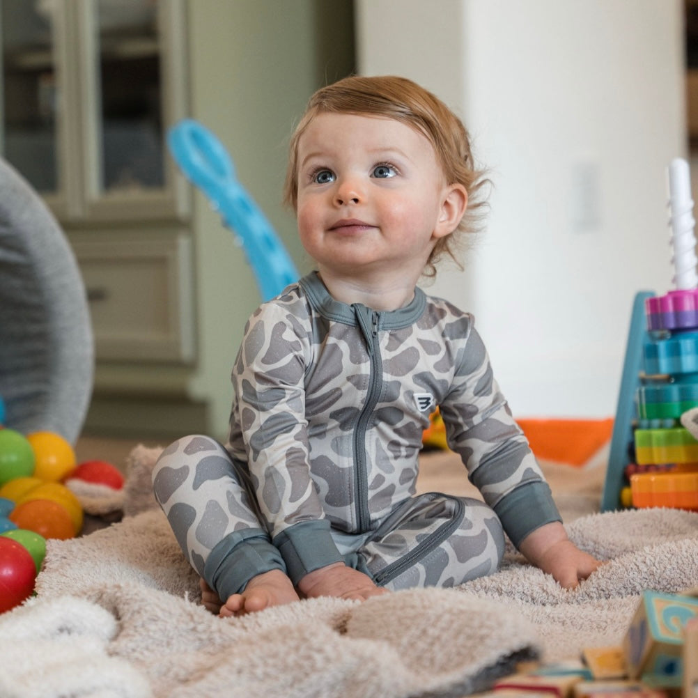 Burlebo Baby Zip-Up Classic Deer Camo