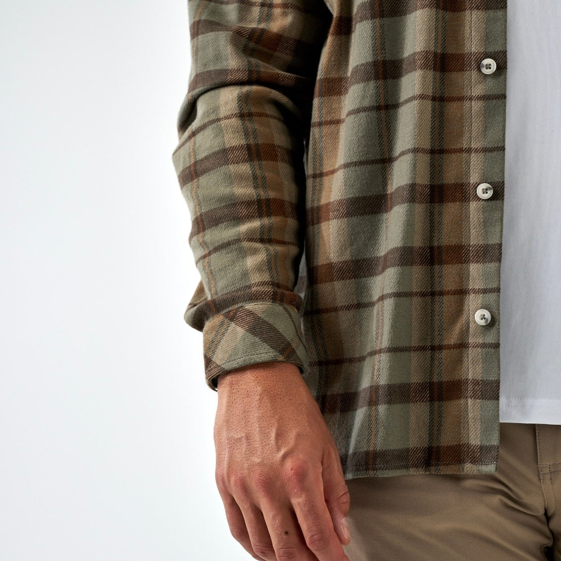 Burlebo Flannel Shirt - Timber Brown