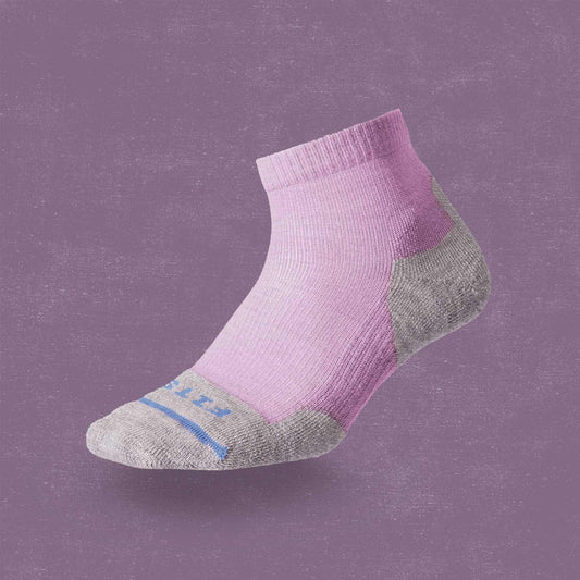 FITS Light Hiker - Quarter Crew - Grape Jam