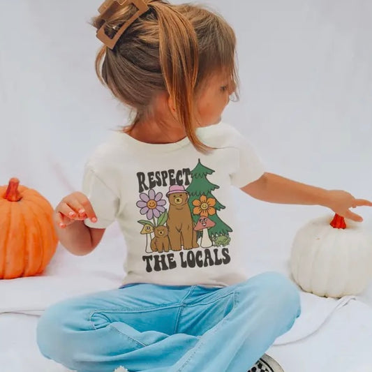 Of These Mountains Respect the Locals Toddler Tee