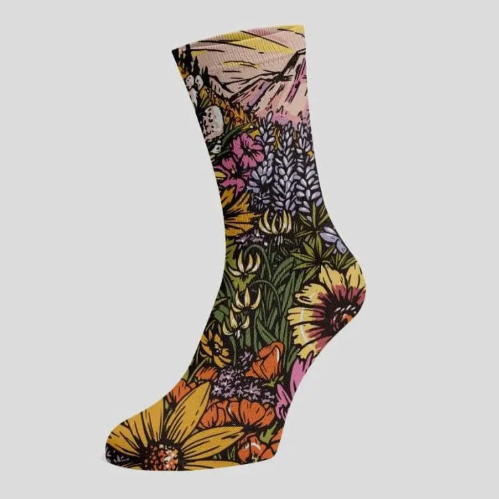 Flower Meadow Unisex Socks