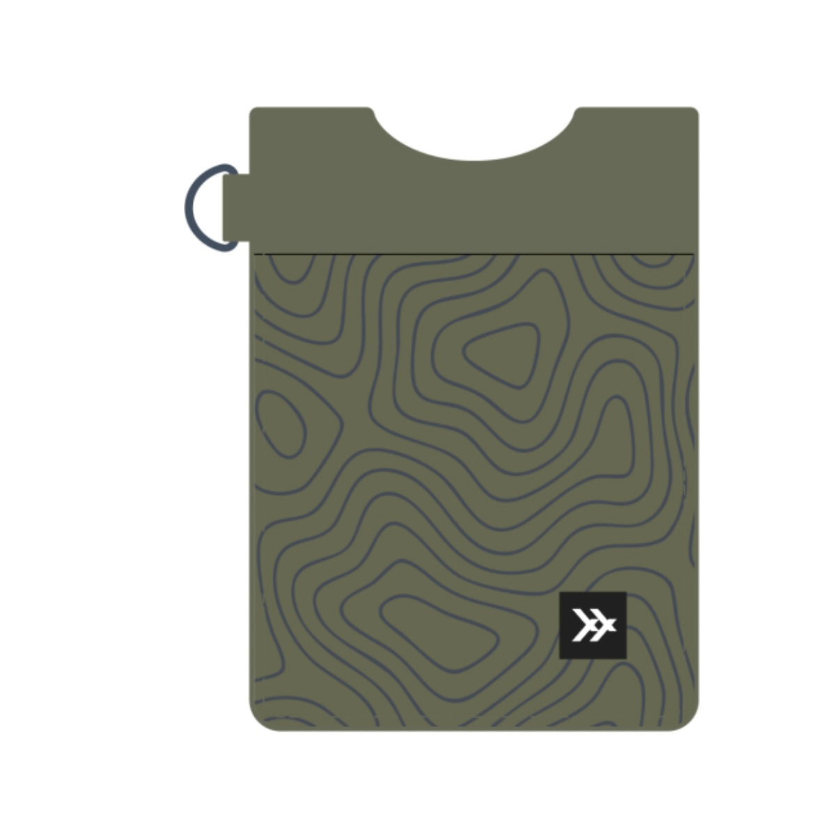 Thread Vertical Leather Wallet