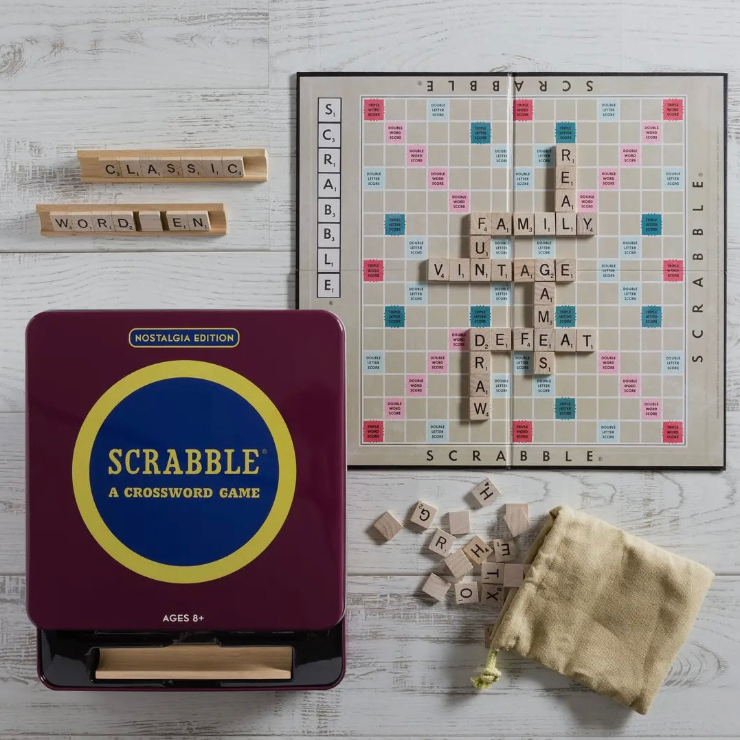 WS Game Company Scrabble in Nostalgia Tin