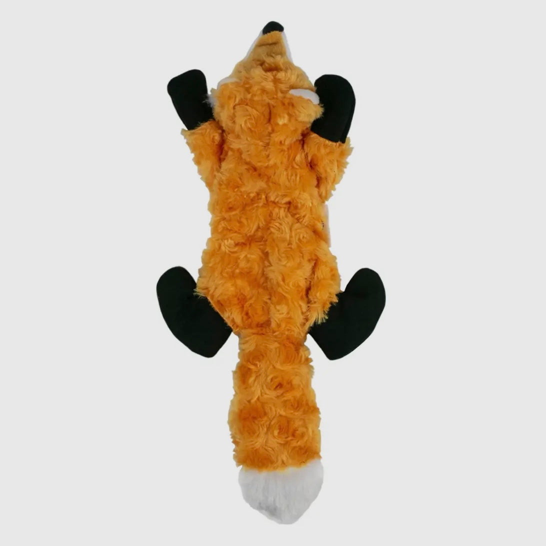 Stuffless Fox Squeaker Dog Toy