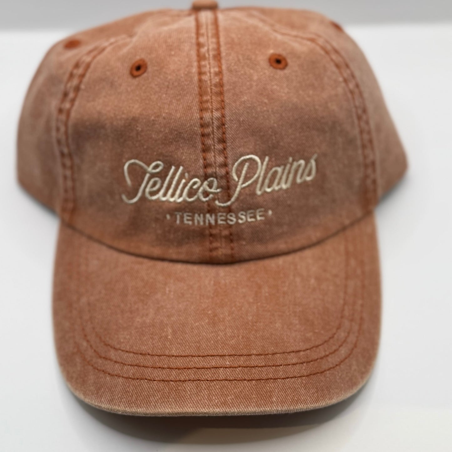 Tellico Plains Straight Script Baseball Hat