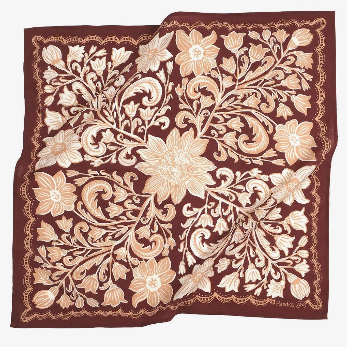 Handker Bandana 100% Organic Cotton 22" x 22"