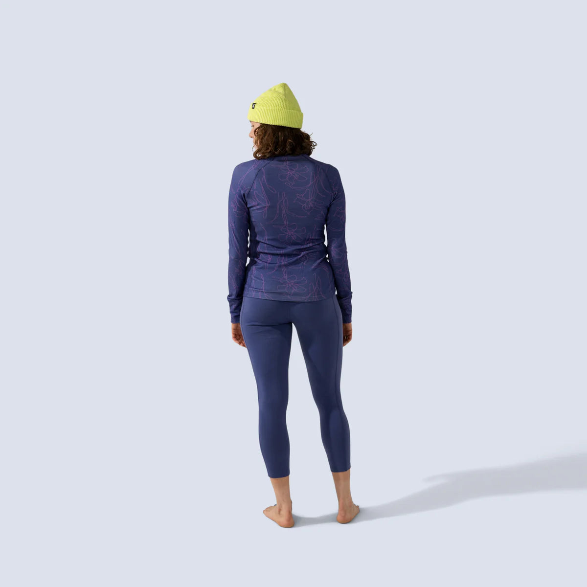 Wild Rye Bassett Half Zip in Storm Contour ￼
