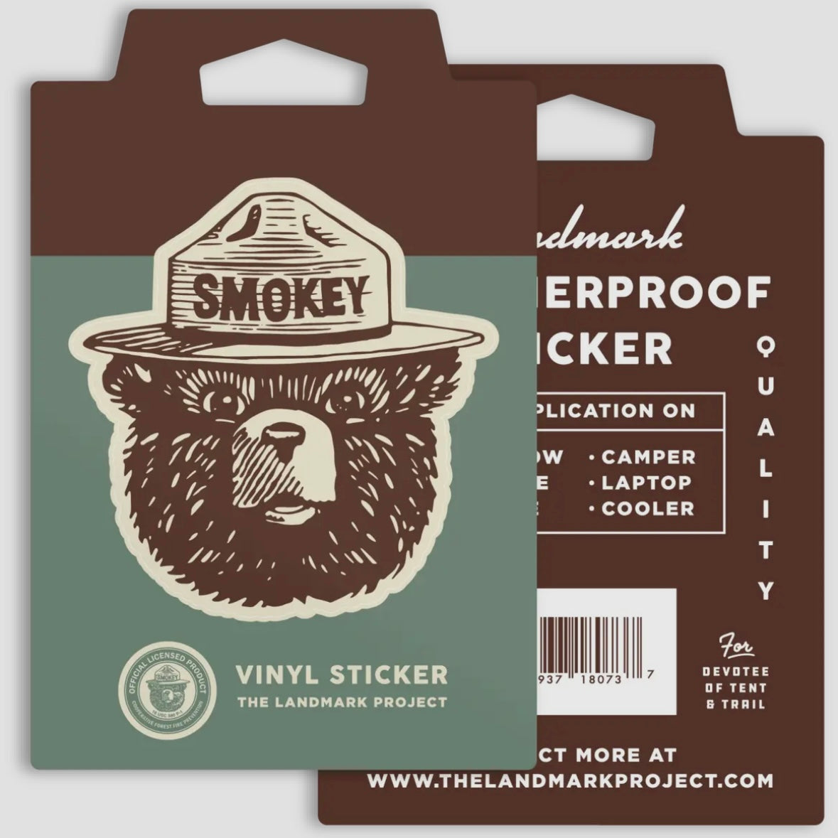 The Landmark Project Smokey Logo Sticker