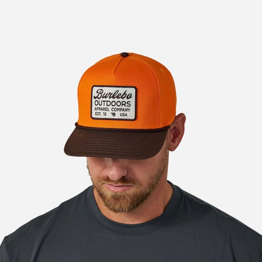 Burlebo Cap Blaze Outdoors Orange & Brown Bill