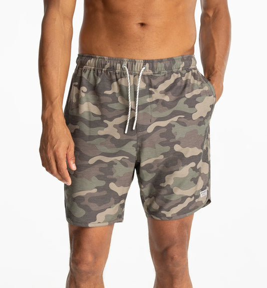 Free Fly Men's Reverb Short 7" - Woodland Camo