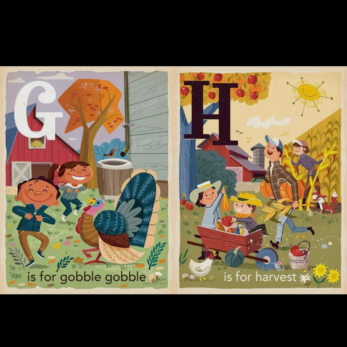 T Is For Thankful: Thanksgiving Alphabet Board Book