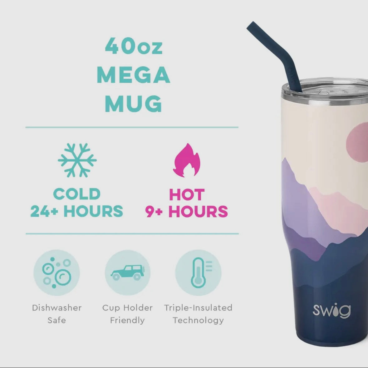 Swig Life Moon Shine Print Mug