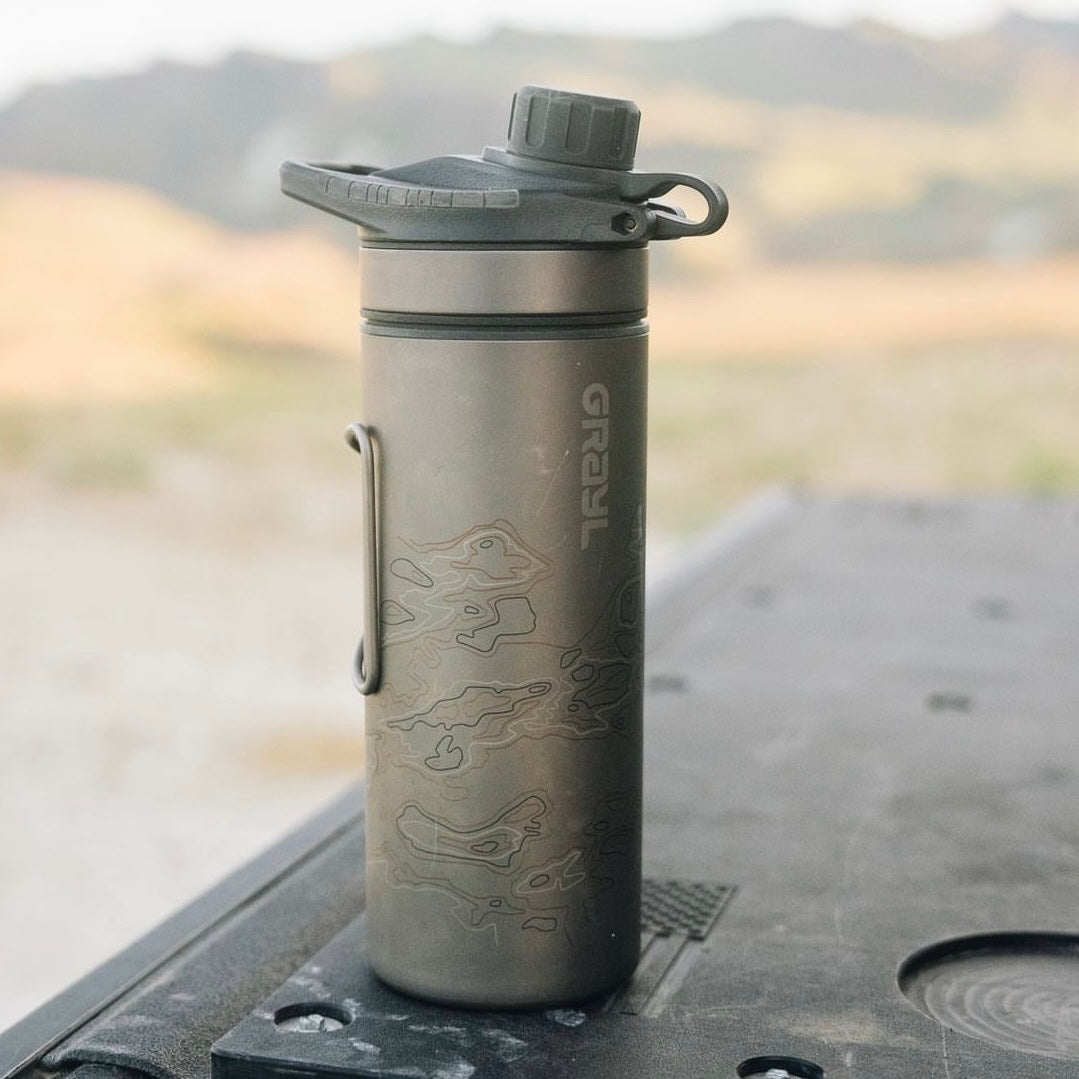 GRAYL UltraPress® Titanium Purifier Bottle