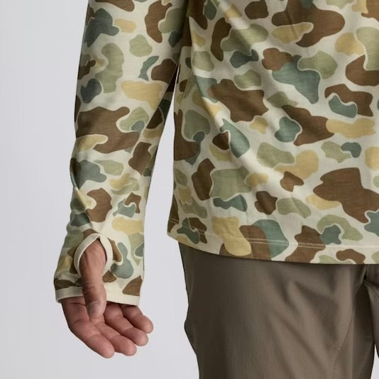 Free Fly Men's Bamboo Lightweight Hoodie - Vintage Camo