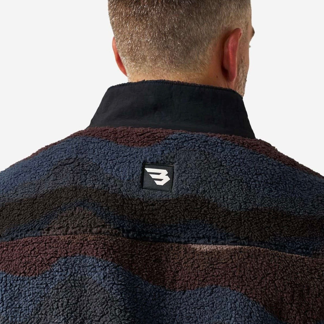 Burlebo Mountain Fleece - Quarter Zip - Wave On Wave