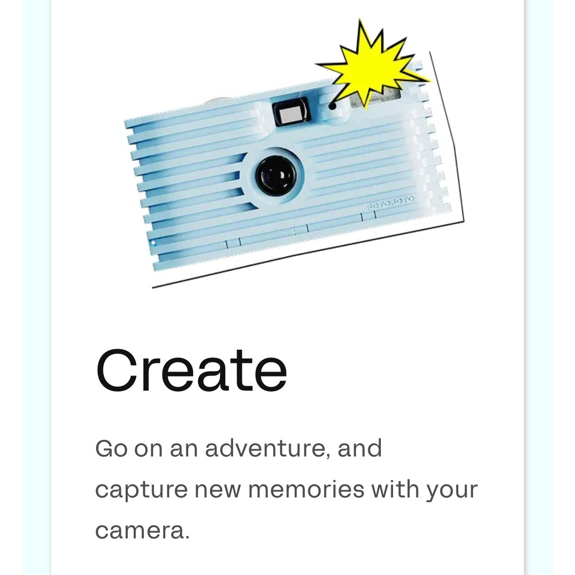 Fotofoto Sustainable Disposable Camera