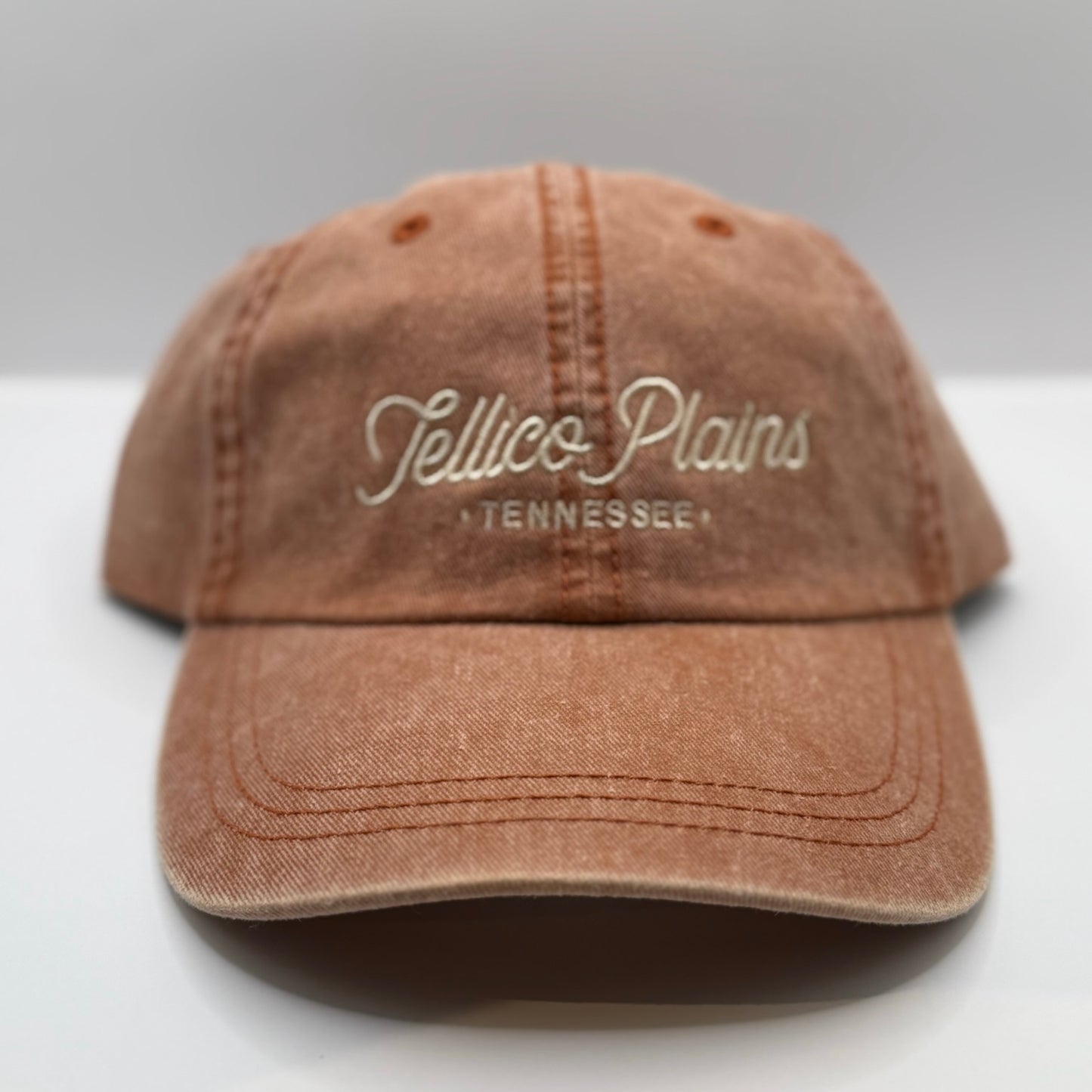 Tellico Plains Straight Script Baseball Hat